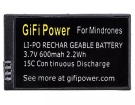 Rolling spider accu 3.7V 600mAh parrot drone batterijen