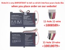 N14i3-16bk512 accu 7.6V 5000mAh thomson batterij