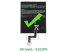 Paperwhite 4 cellular accu 3.8V 1040mAh amazon batterij