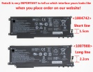 Zbook x2 g4 3wp24ut accu 15.4V 4546mAh hp batterij