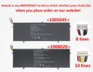 Ezbook mb10 3s accu 7.6V 4500mAh jumper batterij
