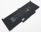 Latitude 13 7390 accu 7.6V 7500mAh dell batterij