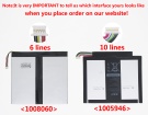 Verizon ellipsis 10 qtair7 accu 3.85V 9100mAh mcnair batterij