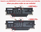 Elitebook x360 1040 g7 23y66ea w10p accu 7.72V 9757mAh hp batterij