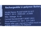Pl5267103p 2s accu 7.4V 3500mAh prestigio batterij