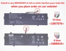 Akoya e2218t accu 7.6V 5921mAh medion batterij