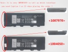 Latitude 12 rugged extreme 7214 accu 7.4V 8000mAh dell batterij Latitude 12 rugged extreme 7214 accu 7.4V 8000mAh dell batterij
