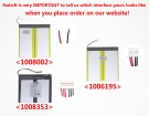 Cwi514 accu 3.7V 8000mAh chuwi batterij