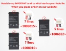 40110180p accu 3.8V 8000mAh jumper batterij