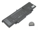 Latitude 13 7350 accu 11.4V 4870mAh dell batterij
