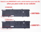 K3605vu accu 11.61V 5895mAh asus batterij