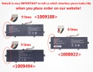 Gwtn156-11bk accu 7.6V 4800mAh gateway batterij Gwtn156-11bk accu 7.6V 4800mAh gateway batterij